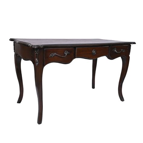 French scalloped apron writing desk