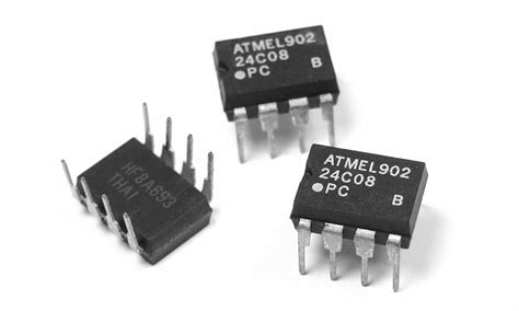 AT24C08B / ATMEL 902 8K 5.0V I2C Serial EEPROM 24C08B (1 pcs) : Amazon ...