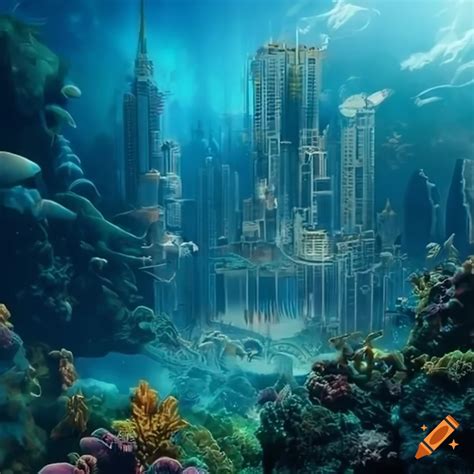 Labyrinth library under the sea on Craiyon