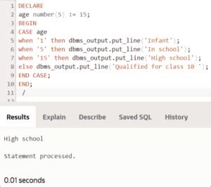 Image result for Statements PL/SQL