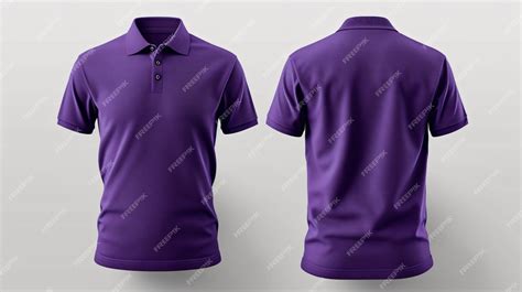Premium Photo | A stylish and contemporary purple polo shirt mockup ...