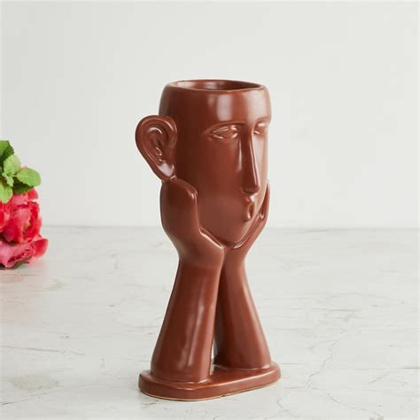 Buy Malta Ceramic Face Planter from Home Centre at just INR 999.0