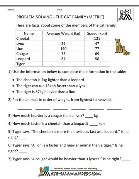 3rd Grade Math Word Problems 的图像结果