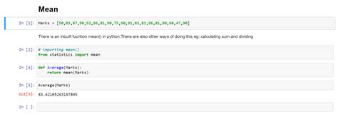 Function to Calculate Mean in Python 的图像结果