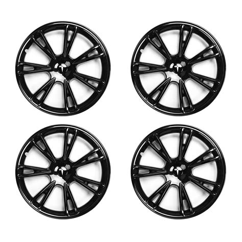 Erivis 4pcs Hubcap Wheel Covers For Tesla Model Y Samurai | Desertcart ...