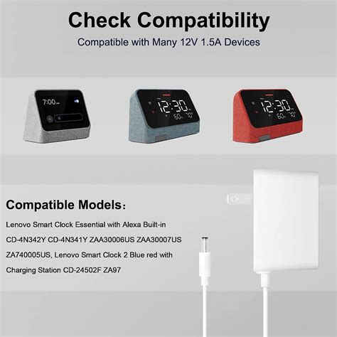 Buy Hi-Lite Essentials Power Adapter 12V for Lenovo Smart Clock ...