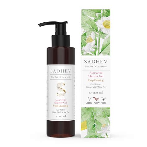 Buy Ayurvedic Deep Cleansing Shower Gel Online | Sadhev