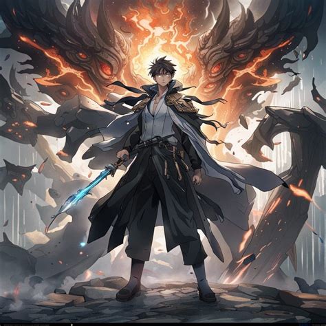 Sung Jin-Woo from Solo Leveling - AI Generated Artwork - NightCafe Creator