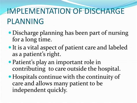 Image result for Discharge Planning Process