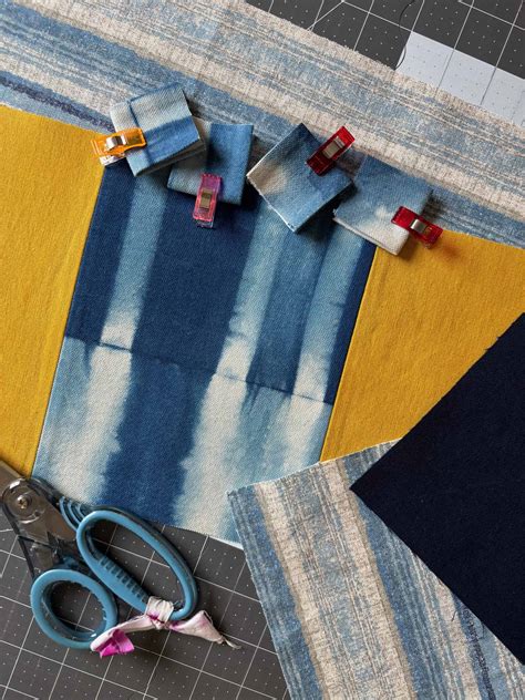 Botanically Dyed and Sewn Komebukuro Bag - Sanborn Mills Farm