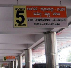 Mysore KSRTC bus stand