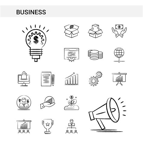 Business Vector Drawing Icon 的图像结果