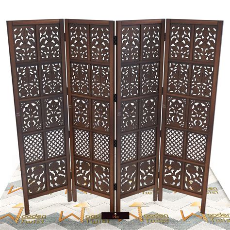 Buy Solid Wood Partition Screen Room Divider Wood Separator/Office ...