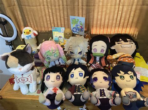 Take all Demon Slayer Plushies, Hobbies & Toys, Toys & Games on Carousell