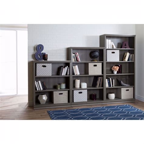 Morgan 4-Shelf Bookcase * D - South Shore Industries | AFW.com