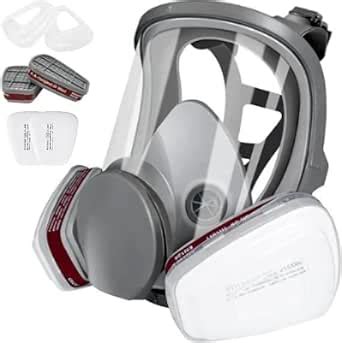 TORIOX Full Face Respirator Mask - Reusable Gas Mask with Filter ...