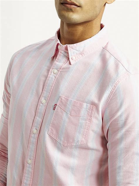Men's Striped Slim Fit Oxford Shirt – Levis India Store