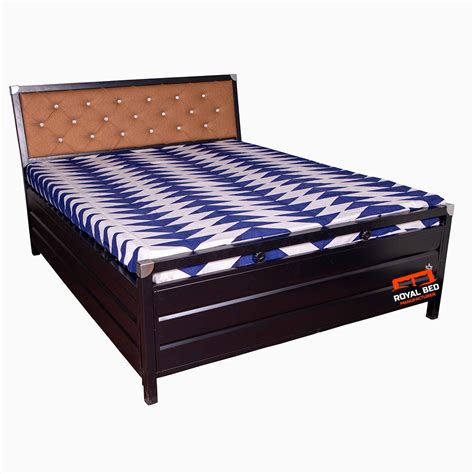 Royal Bed Manufacturer King Size Metal Bed with Hydraulic Storage ...