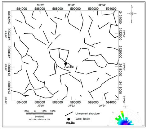 Geological Structures Controlling Au/Ba Mineralization from ...