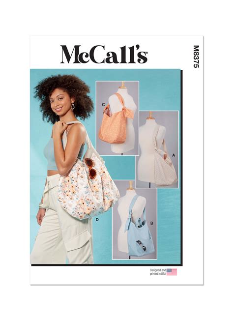 McCall’s Sewing Pattern M8375 Bags in Four Styles - Sewdirect