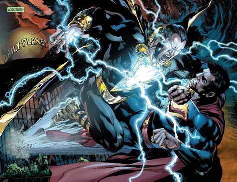 Download Black Adam VS Superman Comics Wallpaper | Wallpapers.com