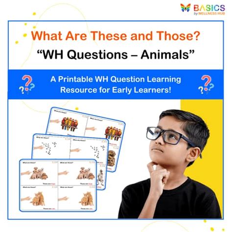 What Are These and Those? WH Questions – Printable PDF