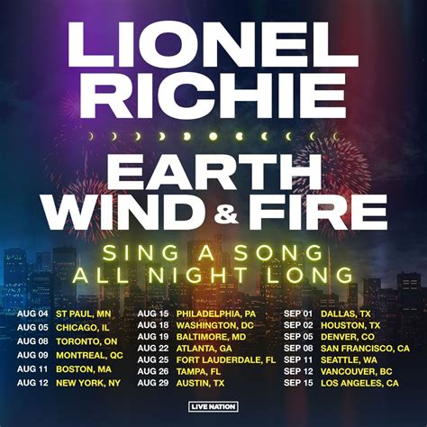 Lionel Richie & Earth Wind and Fire, Kia Center, Orlando | AllEvents