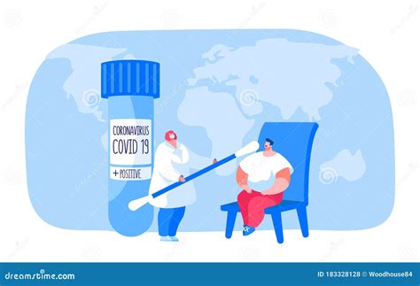 Coronavirus Infection Test. Sampling from Larynx To Determine ...