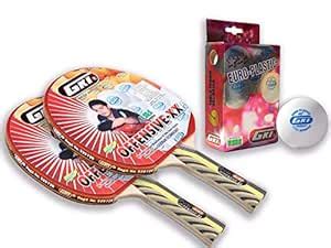 Buy GKI Table Tennis Combo Set (2 Offensive XX Table Tennis Racquet + 6 ...