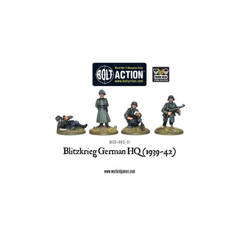 Acheter Bolt Action - Blitzkrieg German HQ (1939-42) - Jeu de figurines ...
