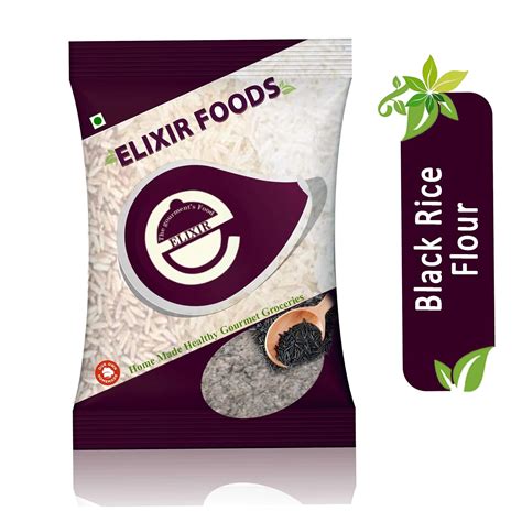Elixir Home Made Black Rice Flour 500g : Amazon.in: Grocery & Gourmet Foods