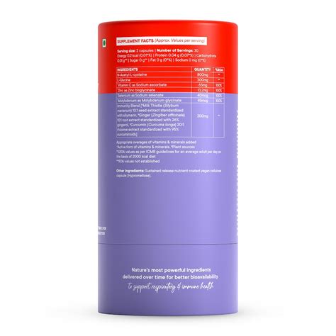 NAC + Glycine Capsules for Detox, Liver & Lung Support | Wellbeing ...