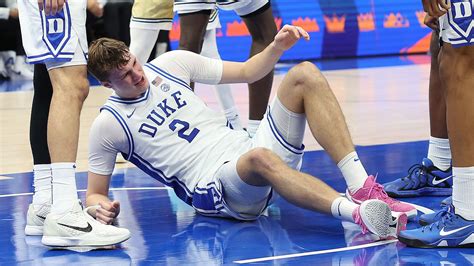 Duke's Cooper Flagg unlikely to play vs. UNC in ACC semifinals - Axios ...