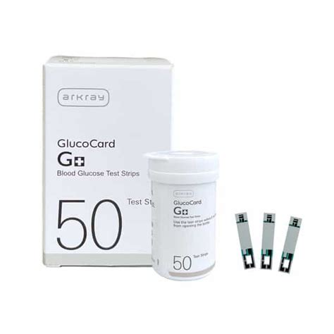 Buy ARKRAY GLUCOCARD G+ 50 BOTTLEPACK BLOOD GLUCOSE TEST STRIPS FOR ...