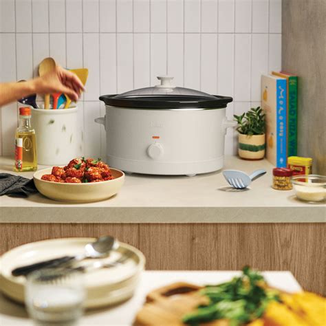 bella 6-Quart Manual Slow Cooker - Easy-to-Use Crock Pot for Stews ...