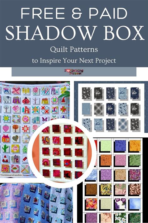 Image result for Shadow Box Free Patterns