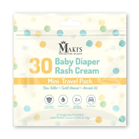 MAKI\'S CONNECTING HEARTS 30 Individually Wrapped Travel Size Diaper ...