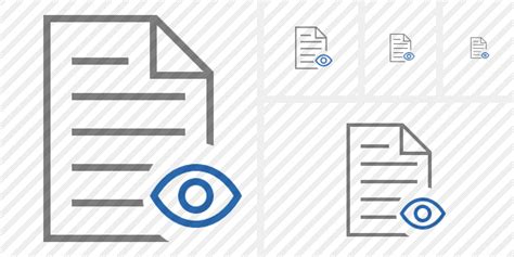 Document View Icon. Outline Color. Professional Stock Icon and Free ...