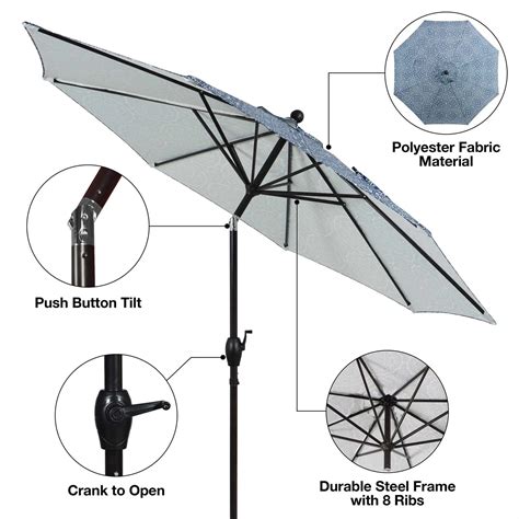 Patio Umbrella Parts Diagram and Assembly Guide