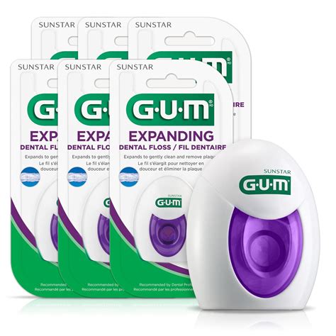 GUM Expanding Floss-30 Meters (Pack of 6) by GUM : Amazon.it: Salute e ...