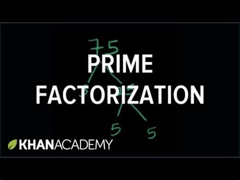 Prime Factorization Tutorial Lesson 的图像结果