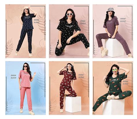 1133 Ks Cotton Pyjama Night Suits Manufacturer India – Kavya Style Plus