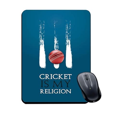 Plan To Gift Cricket is My Religion Gaming Mouse Pad for Cricket Lovers ...