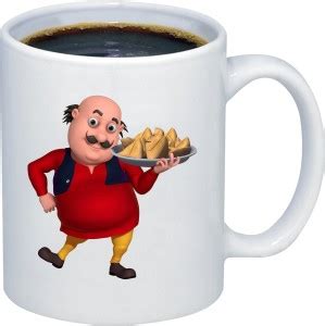 SUBLIHUT Motu samosa on transparent background theme Ceramic Coffee Mug ...