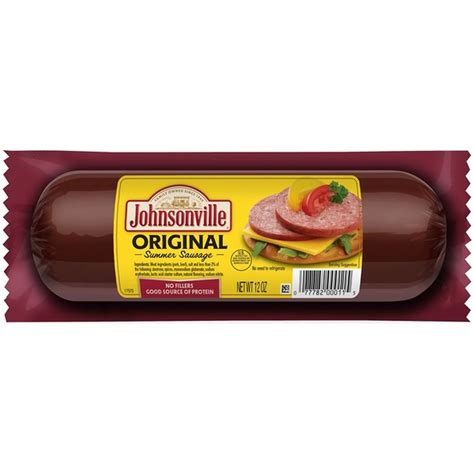 Johnsonville Original Summer Sausage (12 oz) Delivery or Pickup Near Me ...