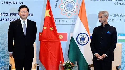 Chinese and Indian FMs meet on sidelines of SCO meeting in Goa - CGTN