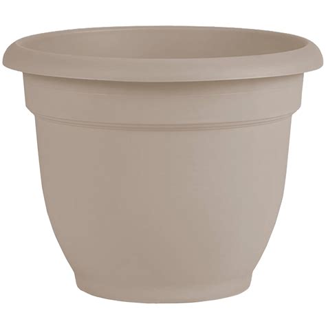 Bloem Ariana Pot Planter: 16" - Pebble Stone - Durable Resin Pot, For ...