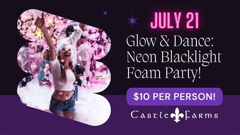 NEON BLACK-LIGHT FOAM PARTY, 5052 Michigan 66, Charlevoix, MI, United ...