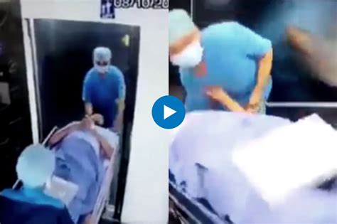 Viral Video: Elevator malfunctions, watch how this patient tumbles out ...