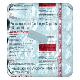 Rosloy CV 20/75 mg Capsule | Uses, Side Effects, Price | Apollo Pharmacy
